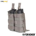 PORTA CARREGADOR FUZIL DUPLO – CINZA BRIGADA