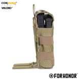 PORTA CARREGADOR DE FUZIL SIMPLES COM ABA (5.56) – CAMUFLADO MULTICAM