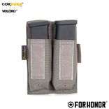 PORTA CARREGADOR PISTOLA DUPLO – CINZA BRIGADA
