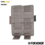 PORTA CARREGADOR PISTOLA DUPLO – CINZA BRIGADA