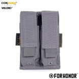 PORTA CARREGADOR PISTOLA DUPLO – CINZA BANDEIRANTE