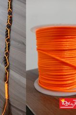 Cordão de cetim Laranja neon (Carretel)