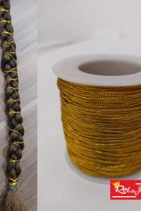 Rolo de linha de X dourada CARRETEL