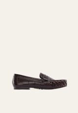 MOCASSIM CARRARA CROCO CAFÉ