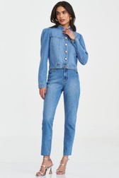 Calça Mom Jeans Slim Alta Frida Marques