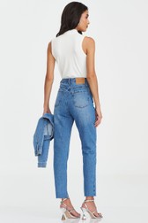 Calça Mom Jeans Slim Alta Frida Marques