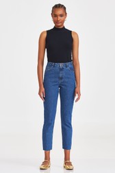 Calça Mom Slim Jeans Frida Conte