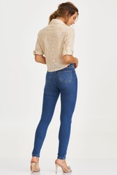 Calça Skinny Jeans Media Laura Lima 