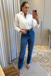 Calça Jeans Reta Alta Zayra York