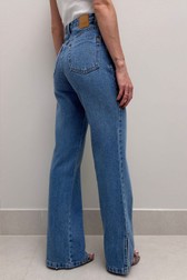 Calça Wide Leg Jeans Alta Thassia Garcia