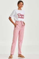 Calça Clochard Alta Diandra Rose