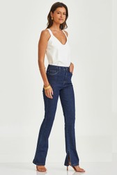 Calça Jeans Boot Cut Maria Paula