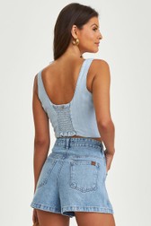 Short Jeans Alto Sarah Ficher