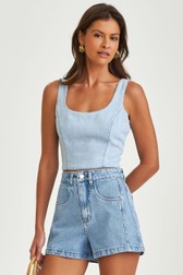 Short Jeans Alto Sarah Ficher