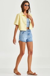 Short Jeans Curvado Sol Vargas