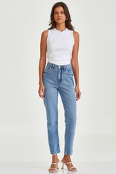 Calça Mom Jeans Flora Galvao