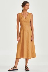 Vestido Longo Emiliana Bronze