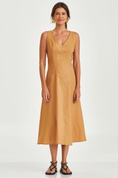 Vestido Longo Emiliana Bronze