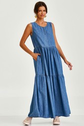 Vestido Jeans Longo Katrina Beltrin