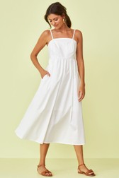 Vestido Midi Viviane White