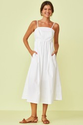 Vestido Midi Viviane White