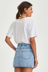 Short Saia Jeans Alane Collins