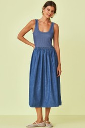 Vestido Jeans Midi Lexa Gutierrez