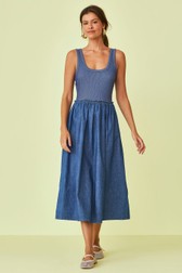 Vestido Jeans Midi Lexa Gutierrez