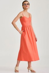 Vestido Midi Tayla Coral