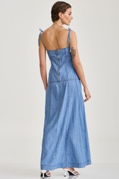 Vestido Longo Jeans Delphine Vione