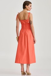 Vestido Midi Danubia Coral