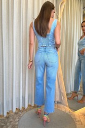 Calça Jeans Reta Alta Bibi Sullivan