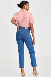 Calça Jeans Mom Alta Flora Lopes