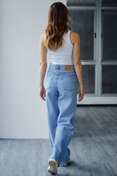 Calça Jeans Reta Alta Jade