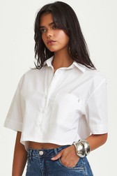 Camisa Cropped Layla White