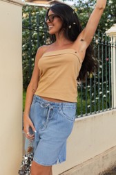 Bermuda Jeans Media Karita Bueno