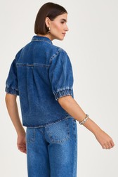 Camisa Jeans Cropped Daisy Moore