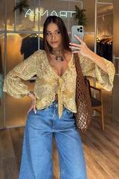 Bata Cropped Leny Paisley