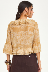 Bata Cropped Leny Paisley
