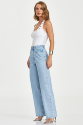 Calça Jeans Reta Jade Shine