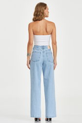 Calça Jeans Reta Jade Shine