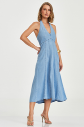 Vestido Jeans Midi Soraia