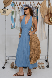 Vestido Jeans Midi Soraia