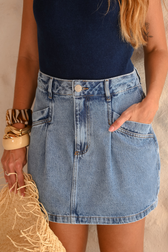Short Saia Jeans Indy