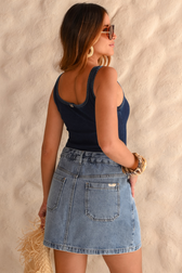 Short Saia Jeans Indy