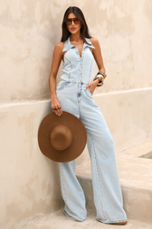 Macacão Jeans Paty