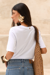 T-Shirt Over Laura White