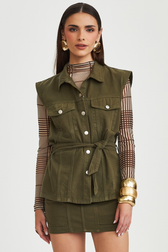 Short Saia Pilar Olive