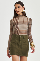 Short Saia Pilar Olive