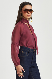 Blusa Verena Merlot